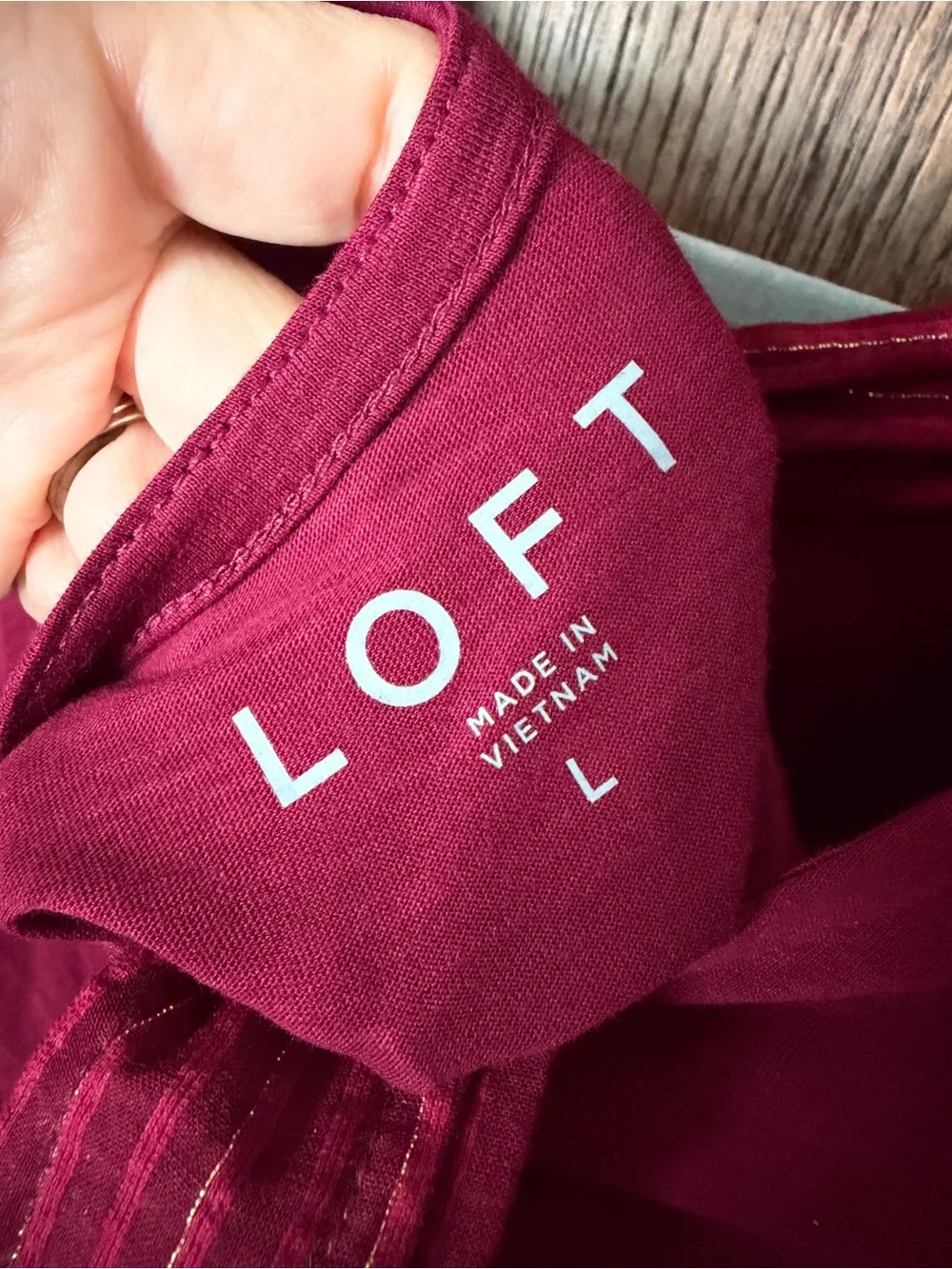 LOFT berry colored